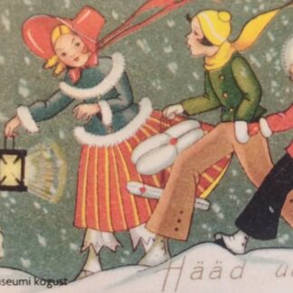 Väike postkaart "Hääd uut aastat"