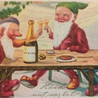 Väike postkaart "Hääd uut aastat"