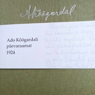 Ado Köögardali päevaraamat 1924