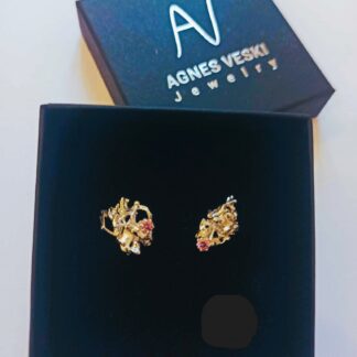 Agnes Veski Jewellery kõrvarõngad kiviga