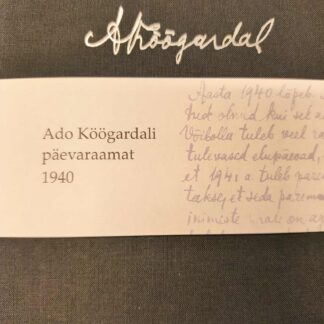 Ado Köögardali päevaraamat 1940